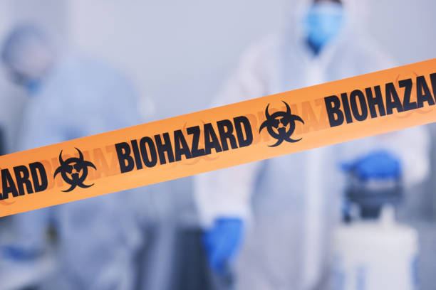 Professional Blood Cleanup technician working in Lewisville, WA